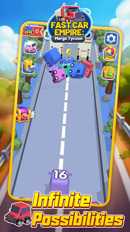 【新游推荐】极速汽车帝国：合并大亨今日17:57首发上线