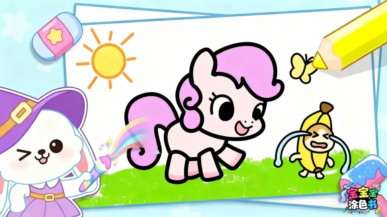 【新游推荐】宝宝涂色书今日15:54首发上线
