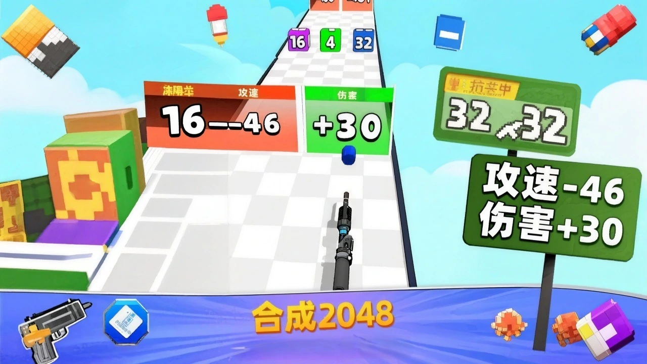 【新游推荐】合成射击大爆发今日15:43首发上线