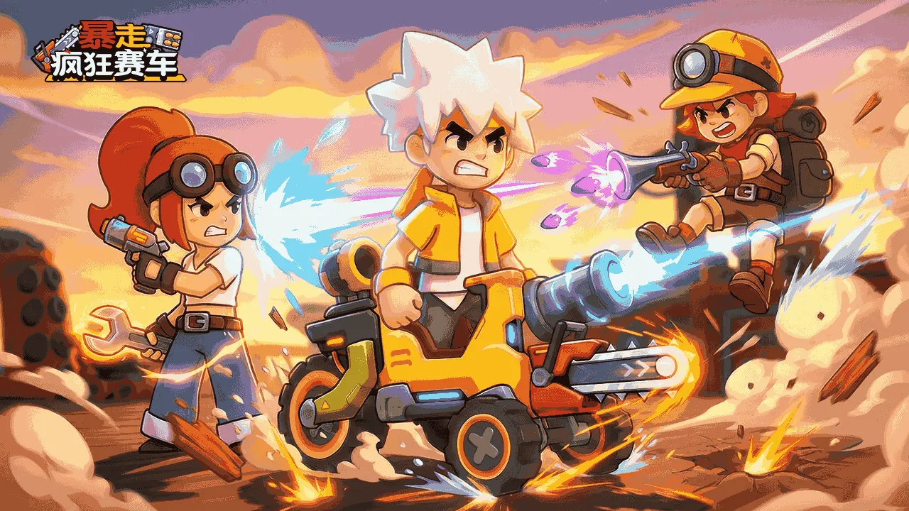 【新游推荐】暴走疯狂赛车今日12:21首发上线