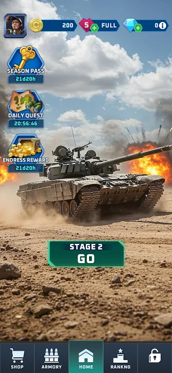 【新游推荐】坦克战阵今日16:05首发上线