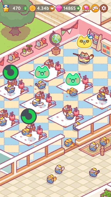 【新游推荐】猫咪学校：闲置可爱大亨今日16:44首发上线