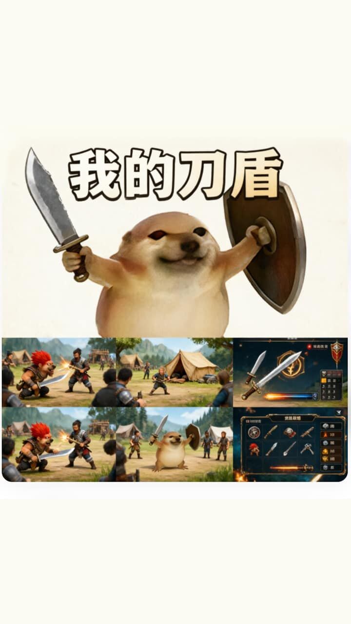 【新游推荐】我的刀盾1今日09:23首发上线