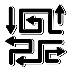箭头会拐弯