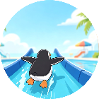 滑梯冲浪小游戏