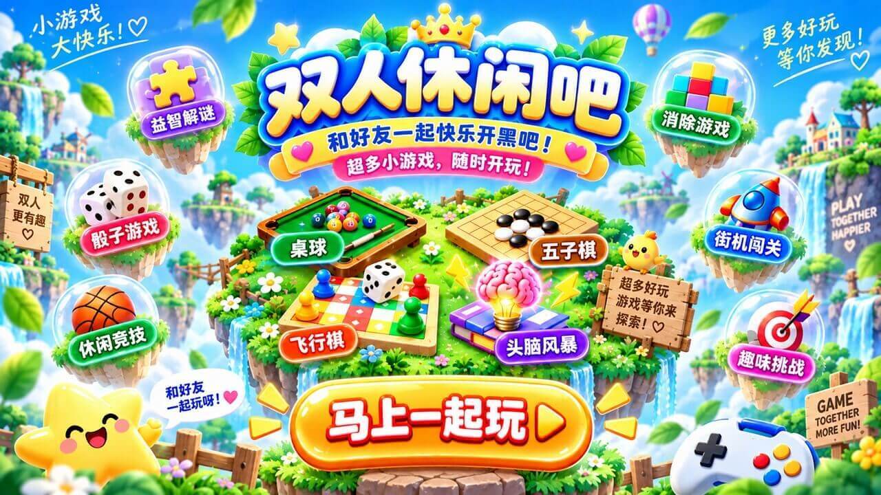 【新游推荐】双人休闲吧今日11:00首发上线