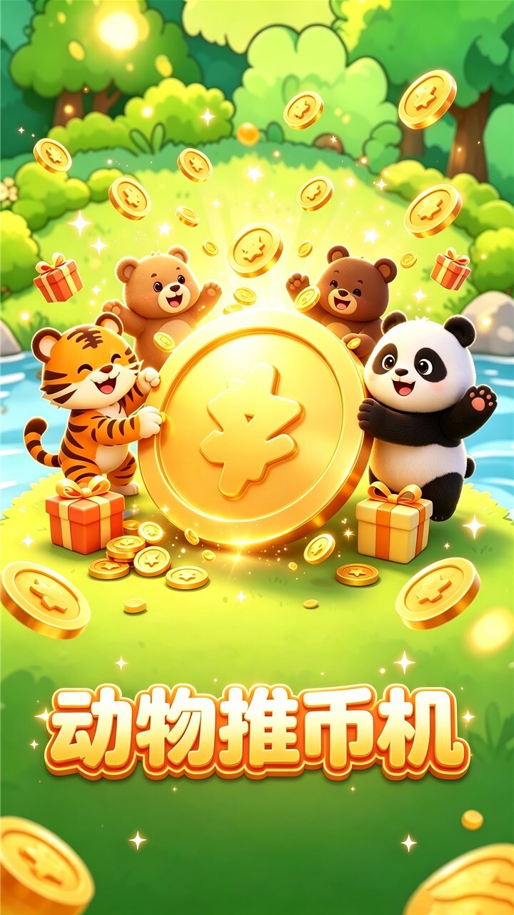 【新游推荐】动物推币机今日09:37首发上线