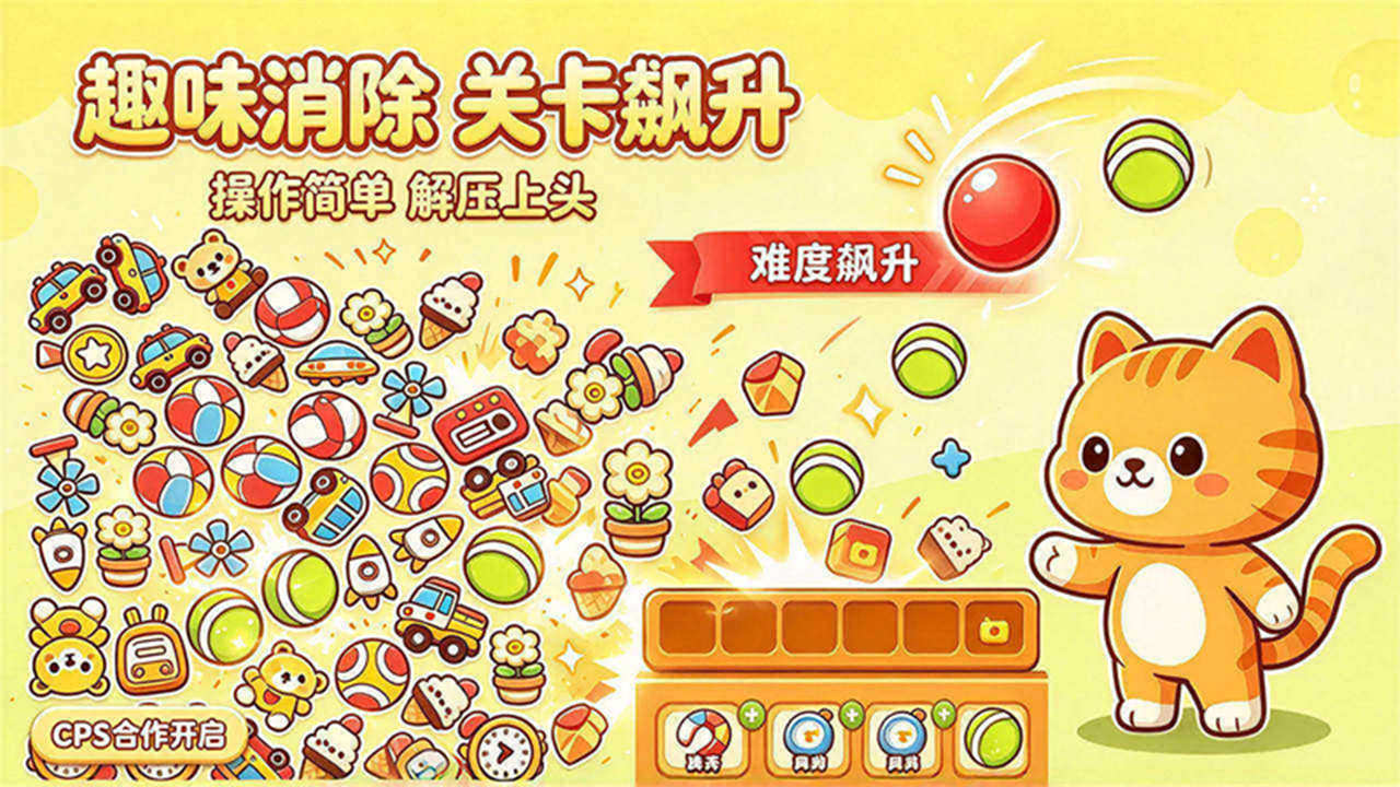 【新游推荐】解压萌消今日10:09首发上线